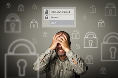 Frustration at forgotten password