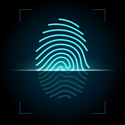 Secure fingerprint scan