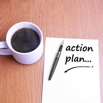 Action plan on paper