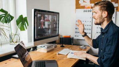 Man working from home