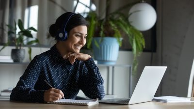 Happy Remote Employee