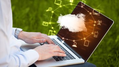 Laptop-with-cloud-images
