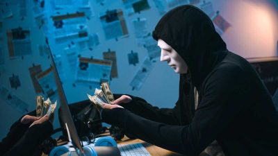 Hacker on social media stealing information